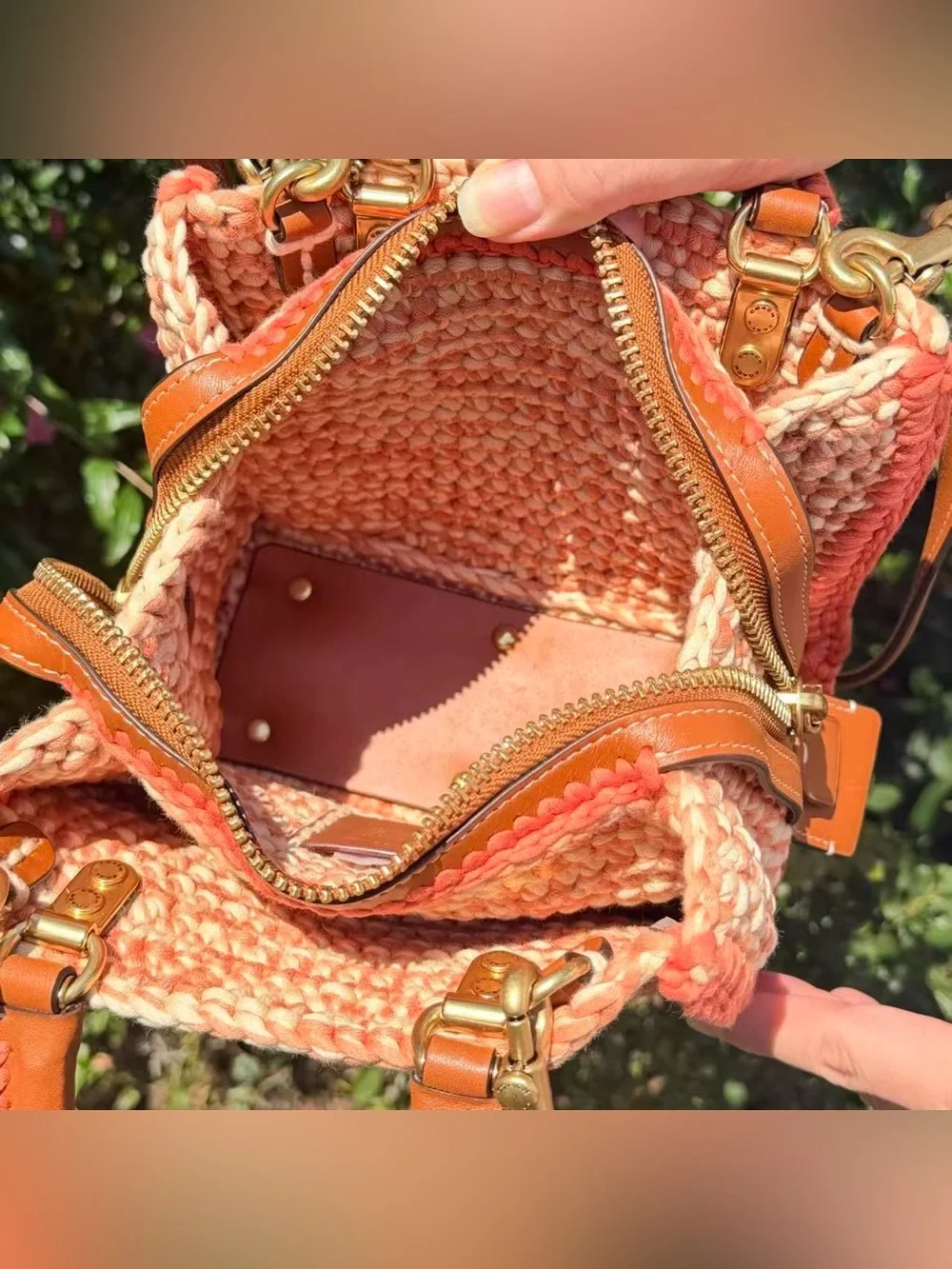 NWT COACH Rogue 20 With Crochet CJ635